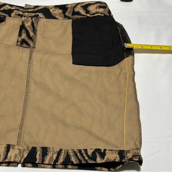 Chaps Black and Tan Pencil Zebra Print Skirt Sz 6 - Picture 13 of 16